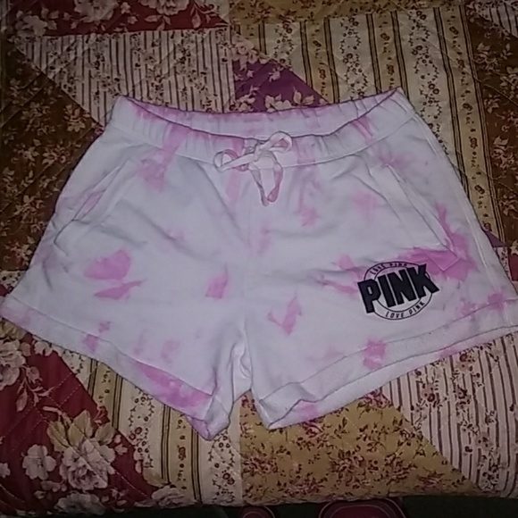 Pink Tie Dye Shorts 